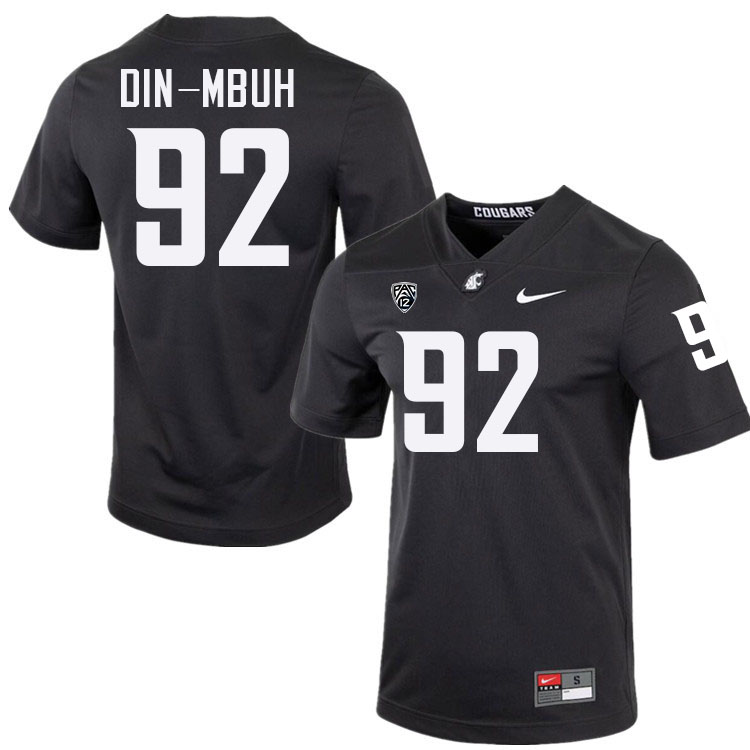 Ansel Din-Mbuh WSU Cougars Jersey.Washington State Cougars #92 Ansel Din-Mbuh Jersey Youth-Alternate